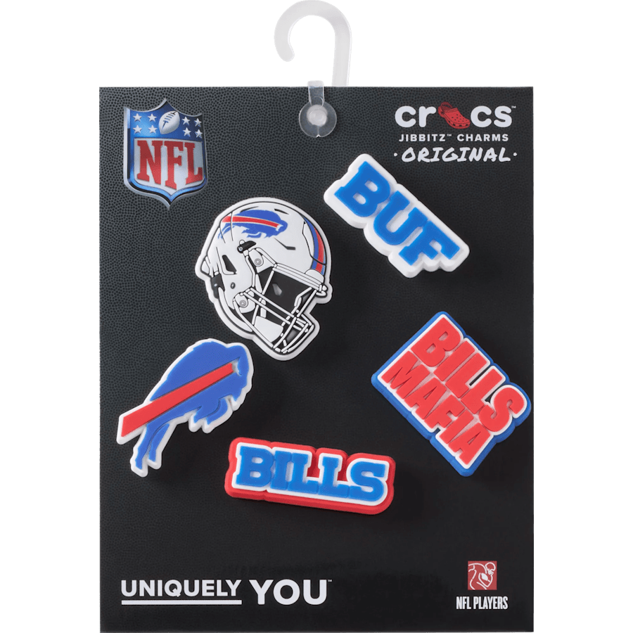 NFL Buffalo Bills 5 Pack Jibbitz Shoe Charm - Crocs