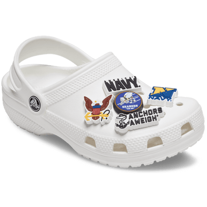 Armed Forces US Navy 5Pck Jibbitz Shoe Charm - Crocs