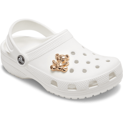 Gold Teddy Bear Jibbitz Shoe Charm - Crocs