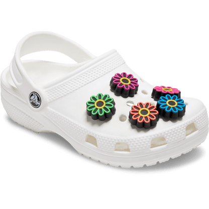 Lights Up Daisy 5 Pack Jibbitz Shoe Charm - Crocs