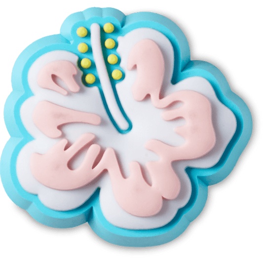 Blue Hibiscus Jibbitz™ charms - Crocs