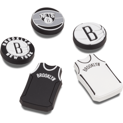 NBA Brooklyn Nets 5 Pack Jibbitz™ charms - Crocs