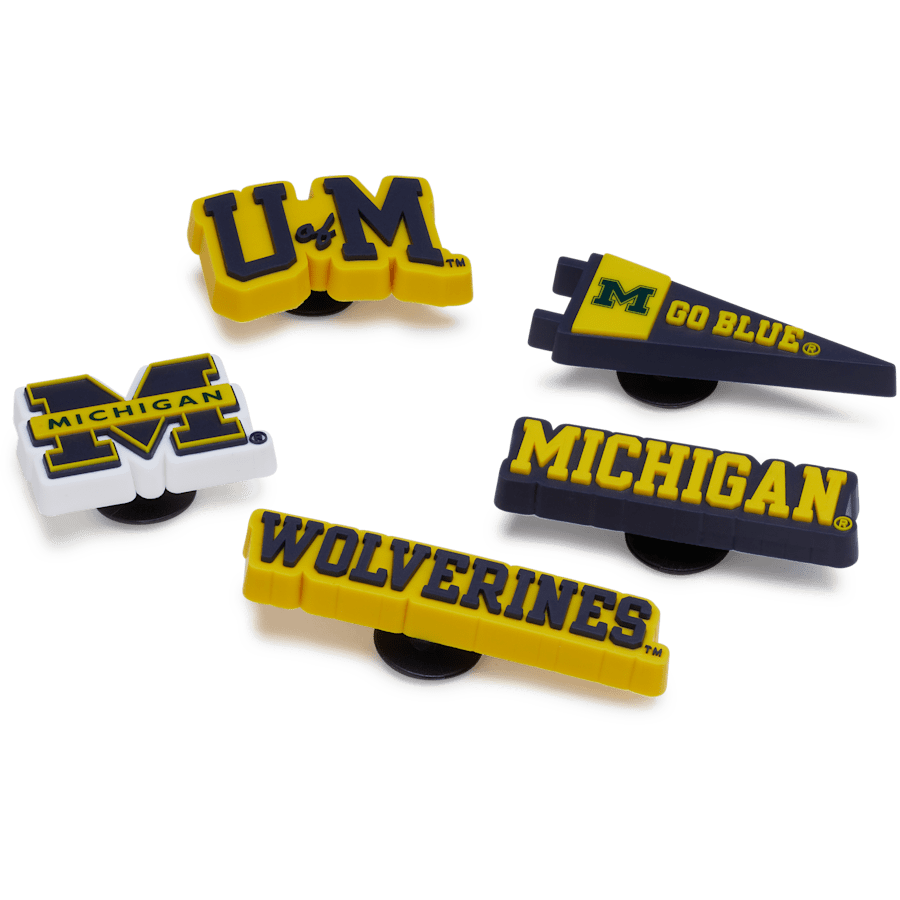 University of Michigan 5 Pack Jibbitz™ charms - Crocs