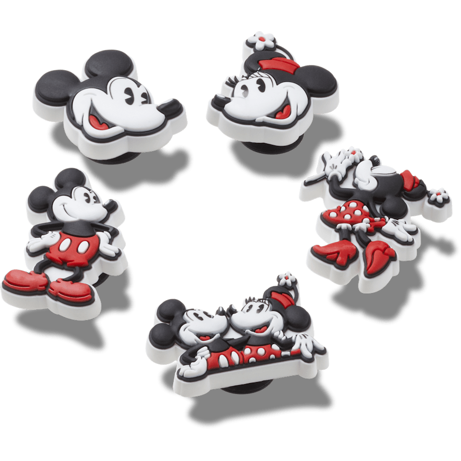 Mickey and Minnie PVC 5 Pack Jibbitz™ charms - Crocs