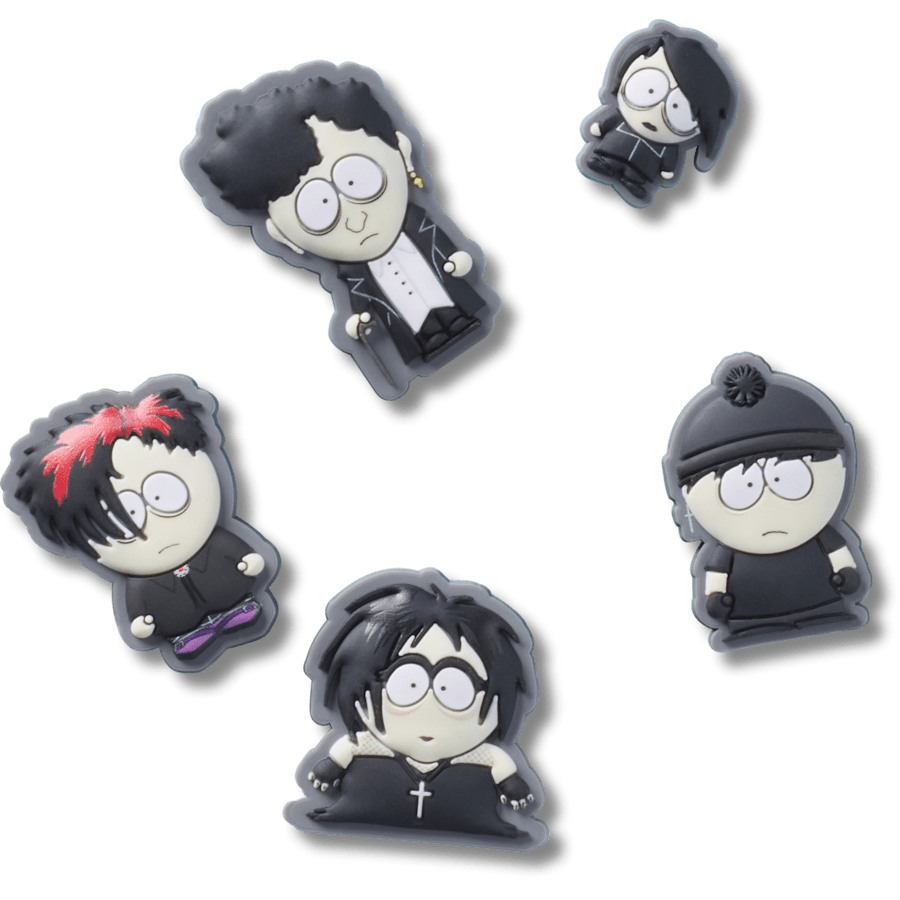 South Park Goth Kids 5 Pack Jibbitz Shoe Charm - Crocs