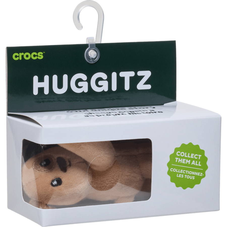 Huggitz Brown Puppy Jibbitz Shoe Charm - Crocs