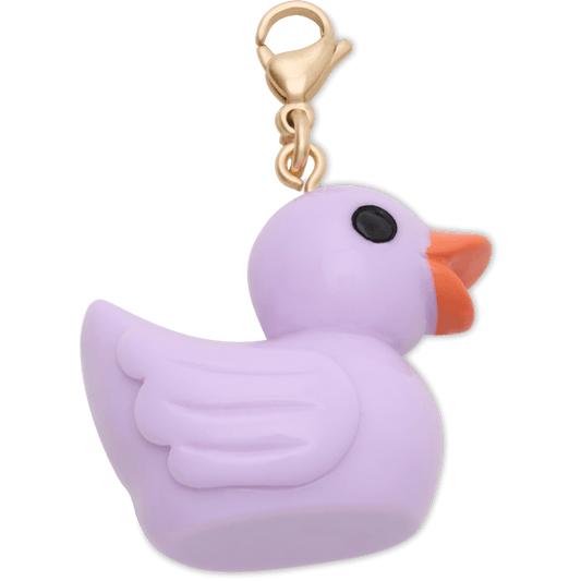 Purple Rubber Duck Charm Jibbitz Shoe Charm - Crocs