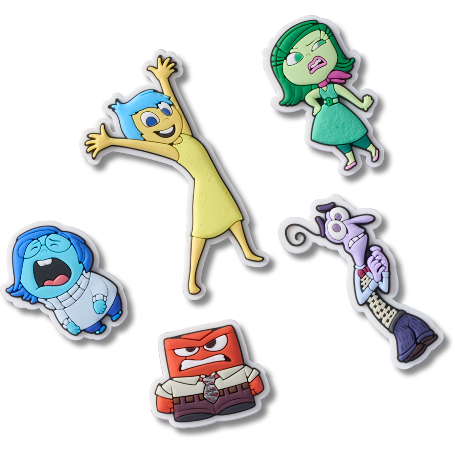 Pixar Inside Out 5 Pack Jibbitz™ charms - Crocs