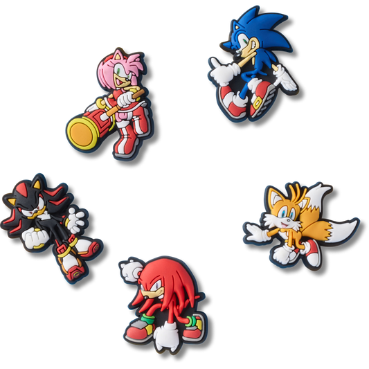 Sonic the Hedgehog 5Pck Jibbitz™ charms - Crocs