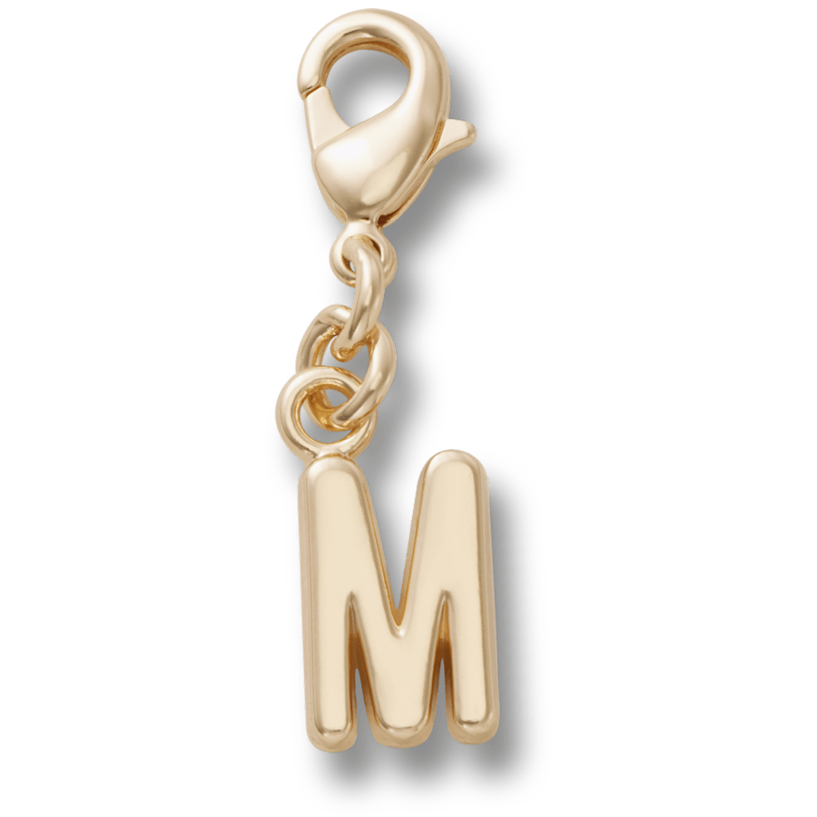 Gold Letter M Charm Jibbitz™ charms - Crocs