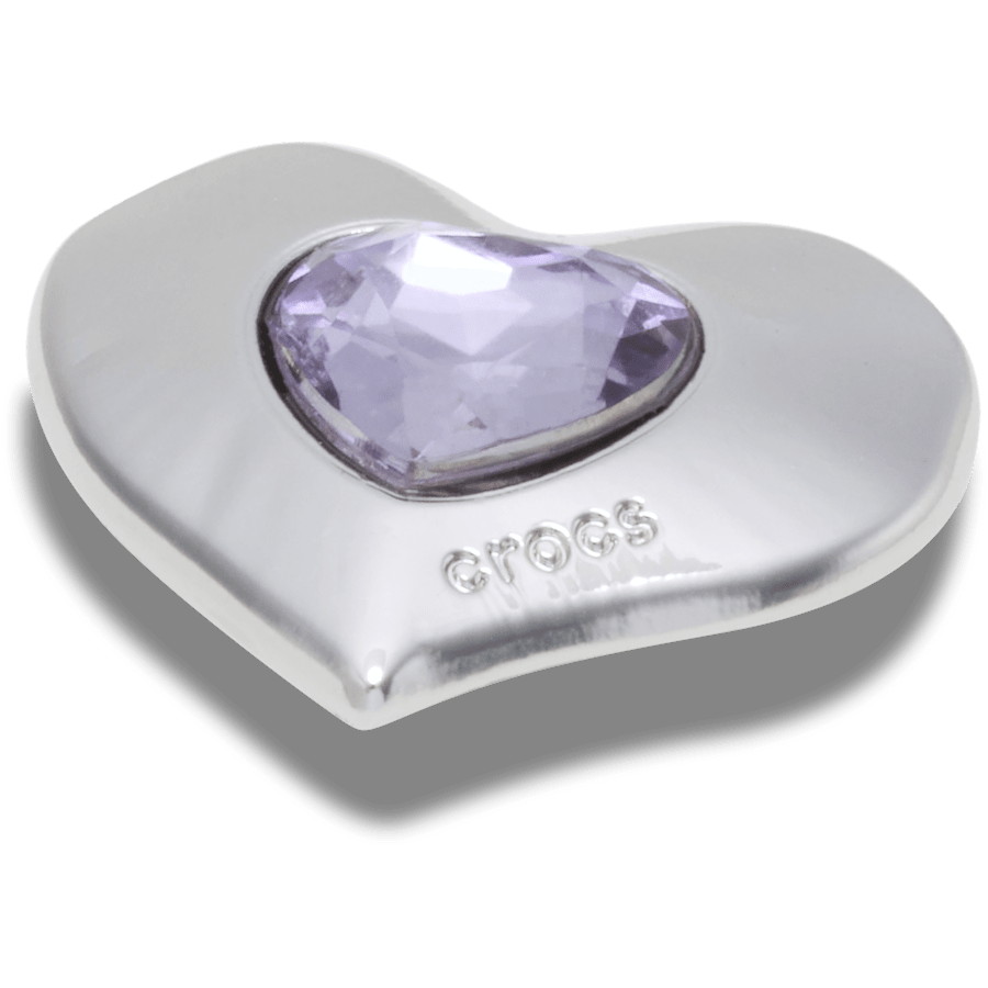 SilverandPurple SMT Gem Heart Jibbitz™ charms - Crocs