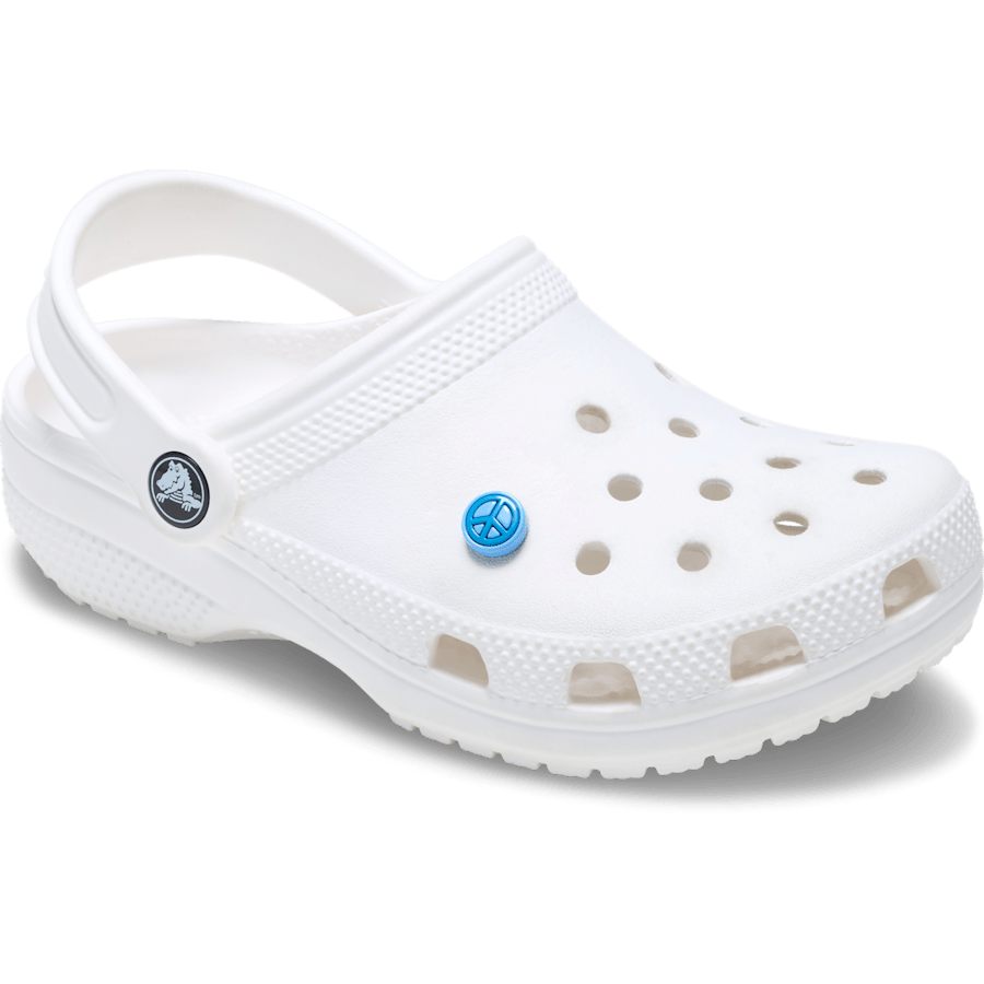 Blue Peace Sign Icon Jibbitz™ charms - Crocs