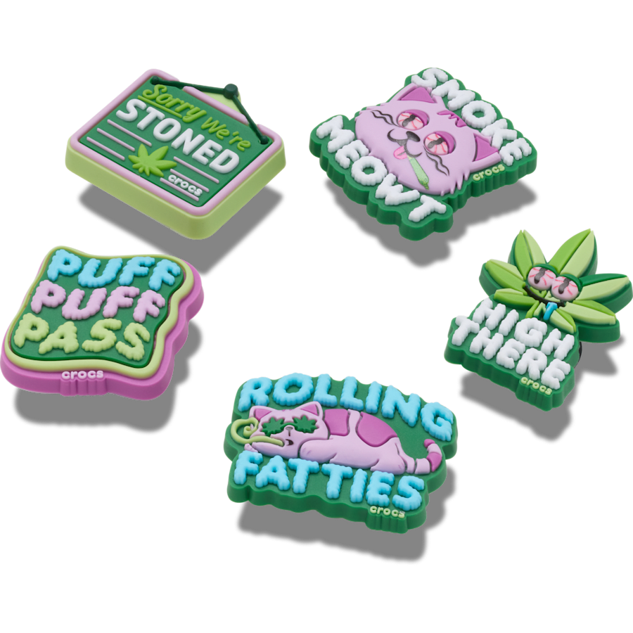 420 Hemp Cuties 5 Pack Jibbitz™ charms - Crocs