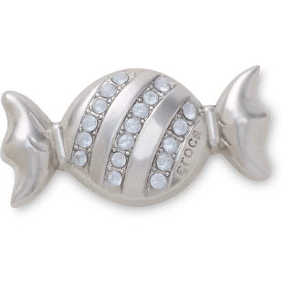Silver SMT Gem Candy Piece Jibbitz™ charms - Crocs