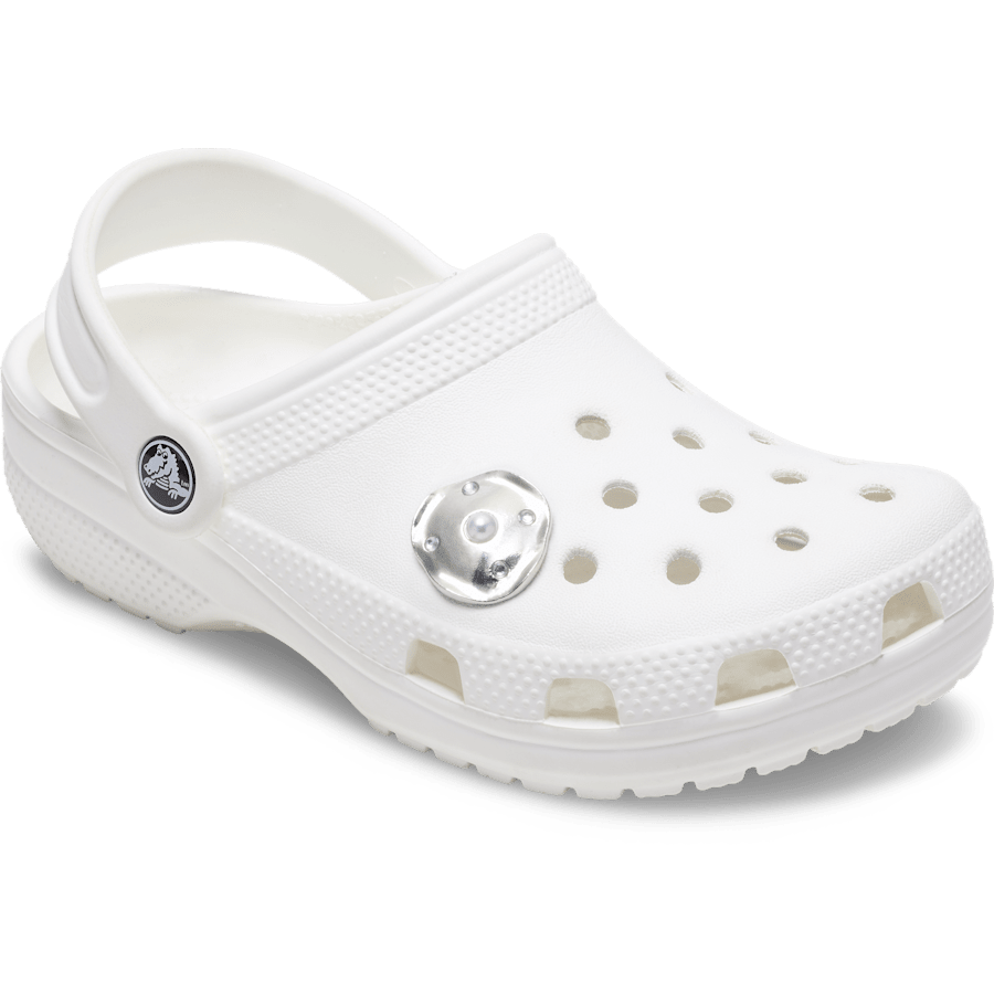 Silver and Pearl Disc Jibbitz™ charms - Crocs
