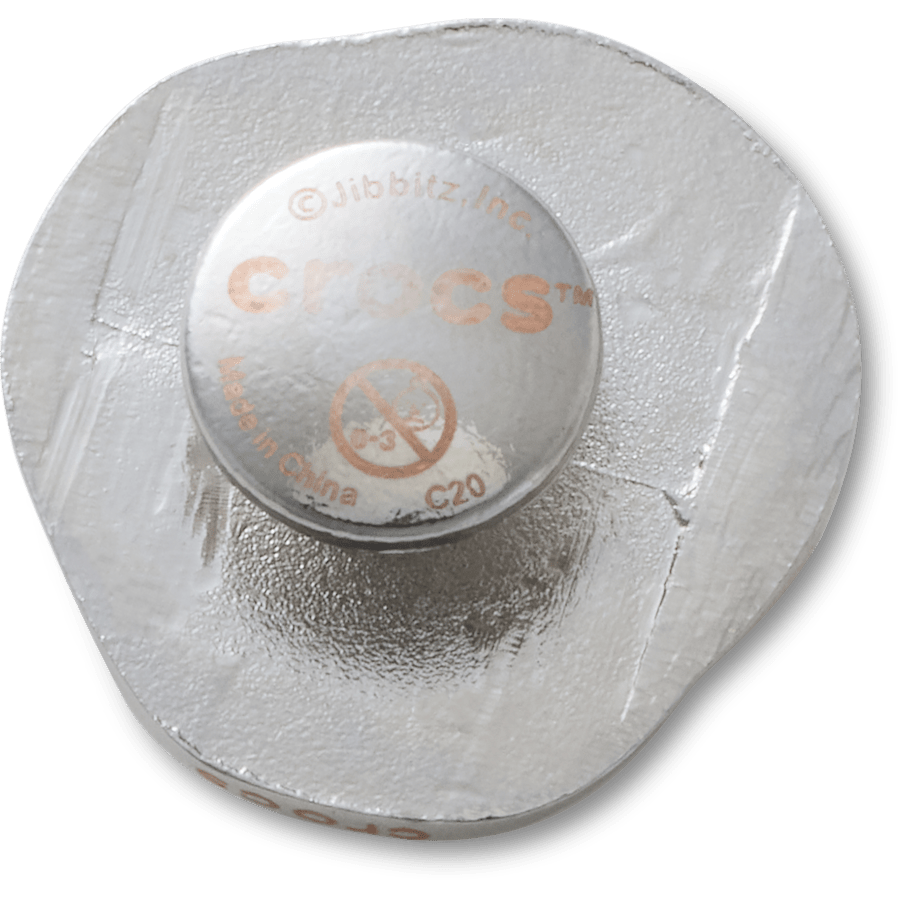 Silver and Pearl Disc Jibbitz™ charms - Crocs