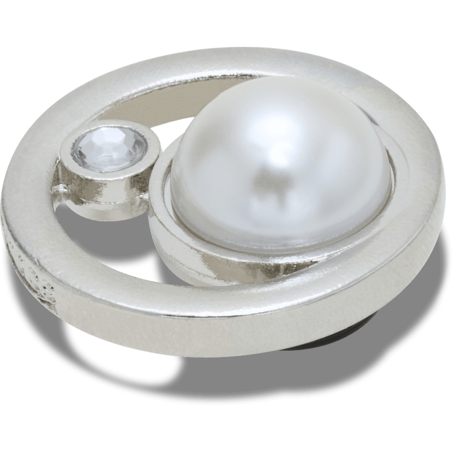 Silver Ring With Pearl Jibbitz™ charms - Crocs