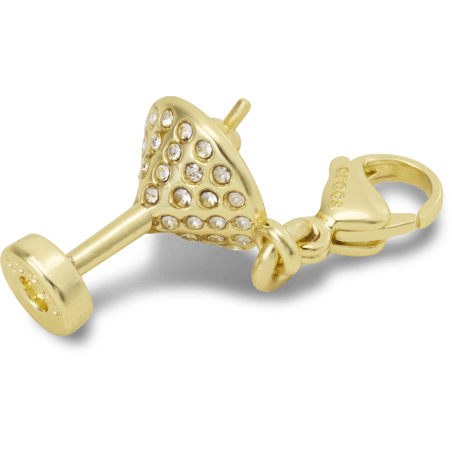Gold Martini Charm Jibbitz charm - Crocs