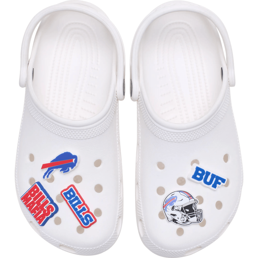 NFL Buffalo Bills 5 Pack Jibbitz Shoe Charm - Crocs