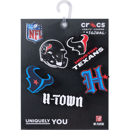 NFL Houston Texans 5 Pack Jibbitz Shoe Charm - Crocs