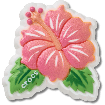 Blue Tropical Hibiscus Jibbitz™ charms - Crocs