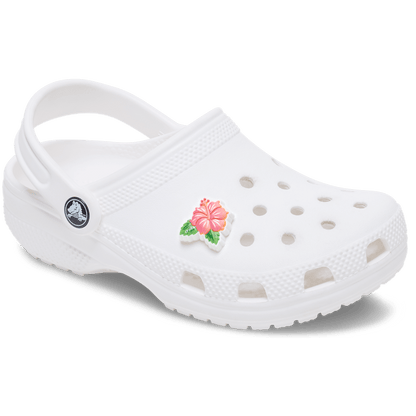 Blue Tropical Hibiscus Jibbitz™ charms - Crocs