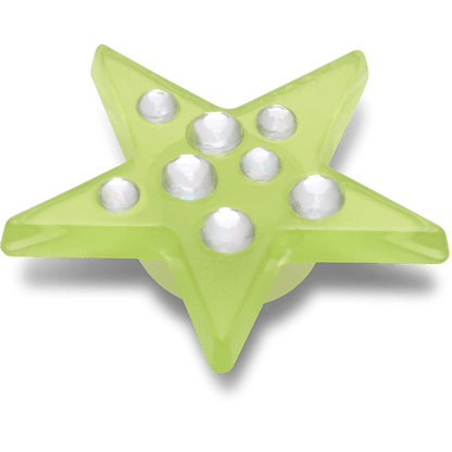 Green Gem Star Jibbitz™ charms - Crocs