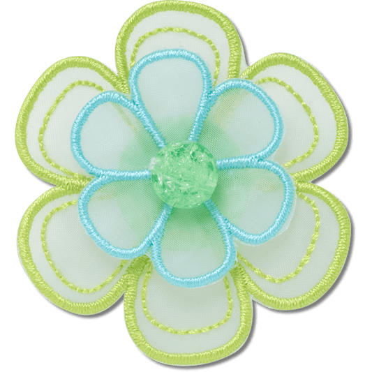 Green Mesh Flower Jibbitz™ charms - Crocs