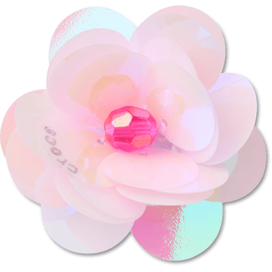 Sequin Pink Flower Jibbitz™ charms - Crocs