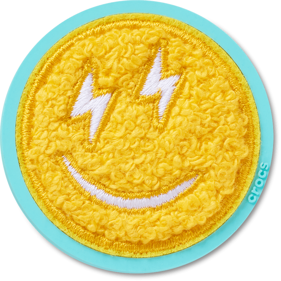 Mega Chenille Happy Face Jibbitz™ charms - Crocs
