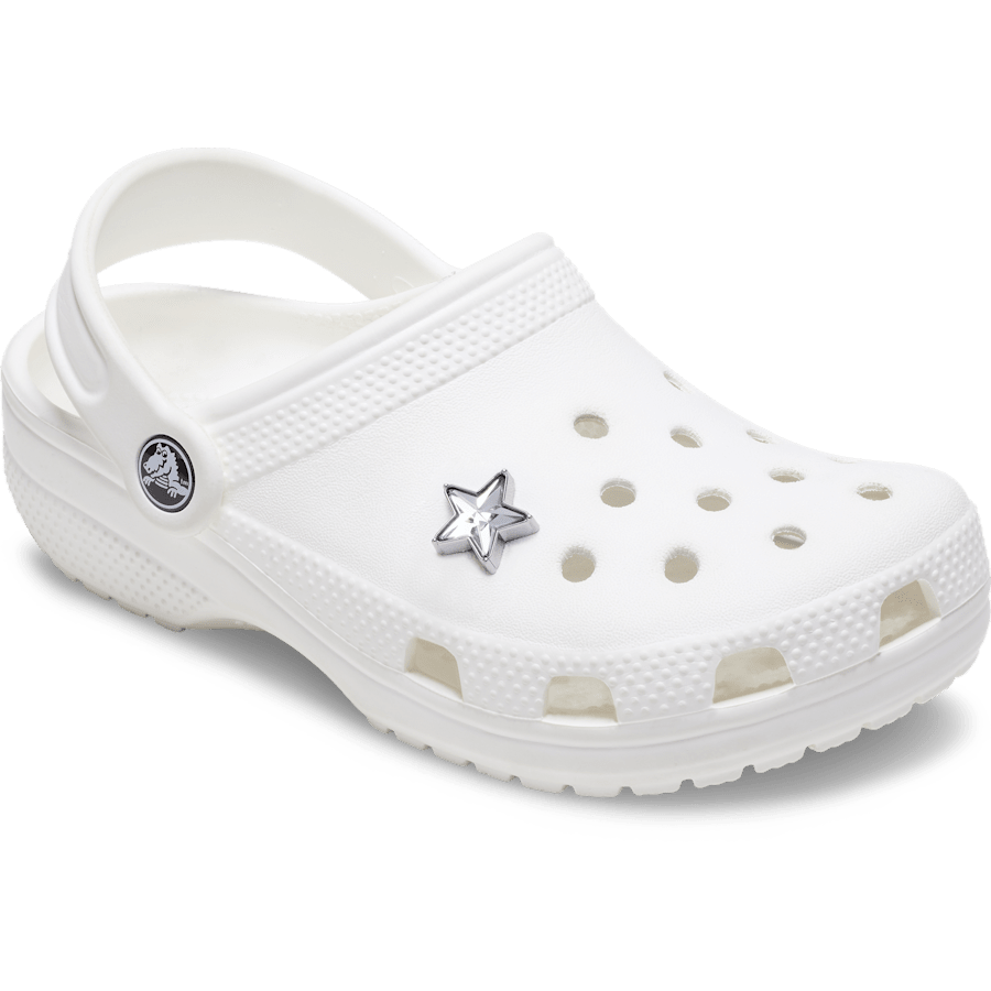 Silver Gem Sparkle Star Jibbitz™ charms - Crocs