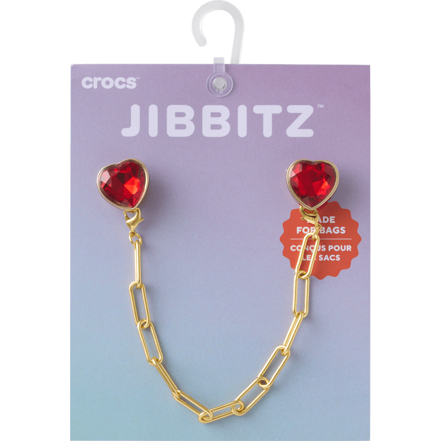 Gold Paperclip Bag Chain - Crocs