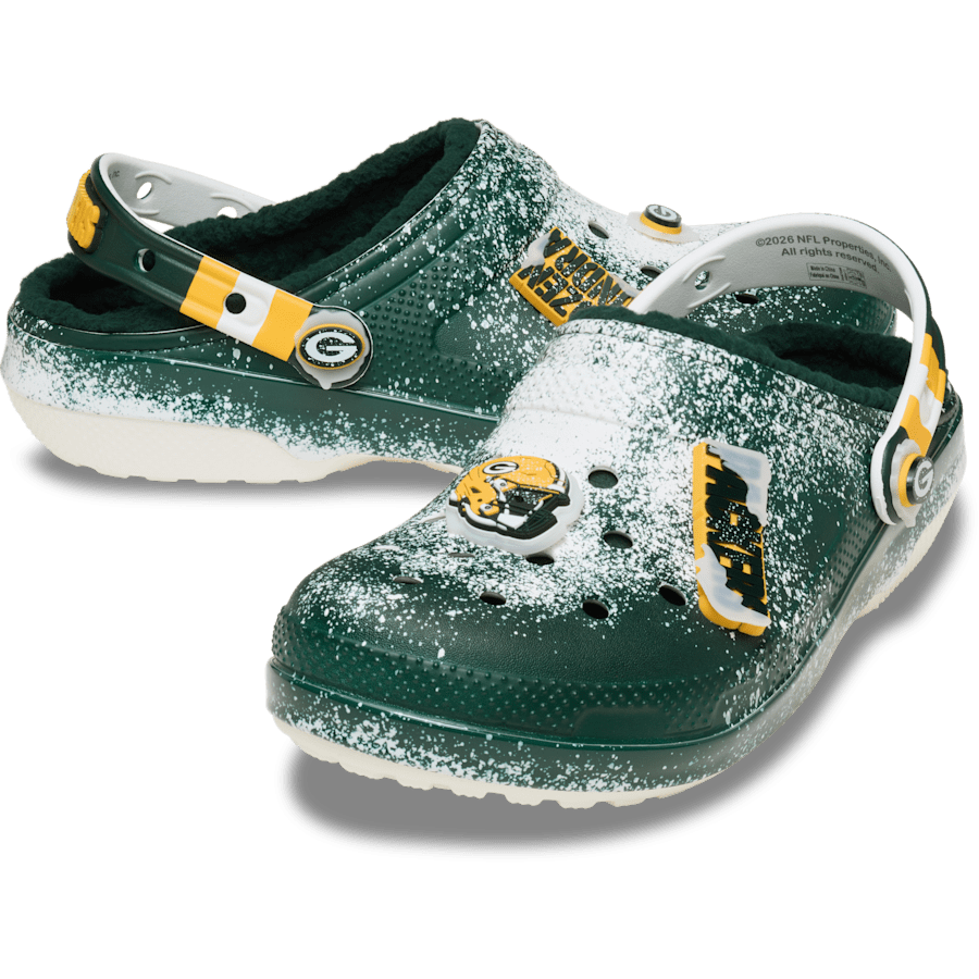 NFL Green Bay Packers Classic Lined Clog - Crocs