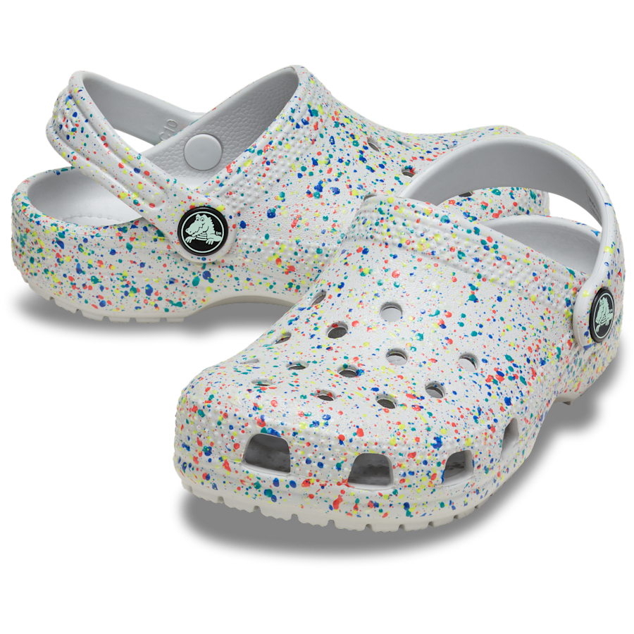 Kids' Classic Glow Paint Splatter Clog - Crocs