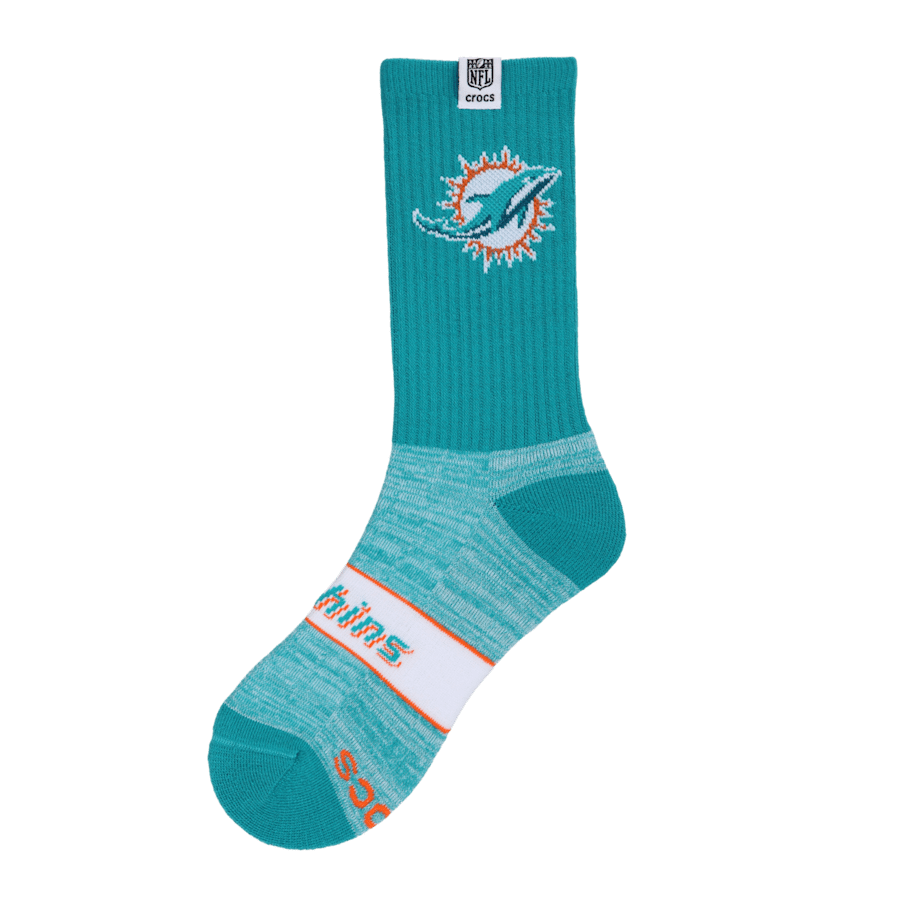 NFL Miami Dolphins Crocs Socks - Crocs