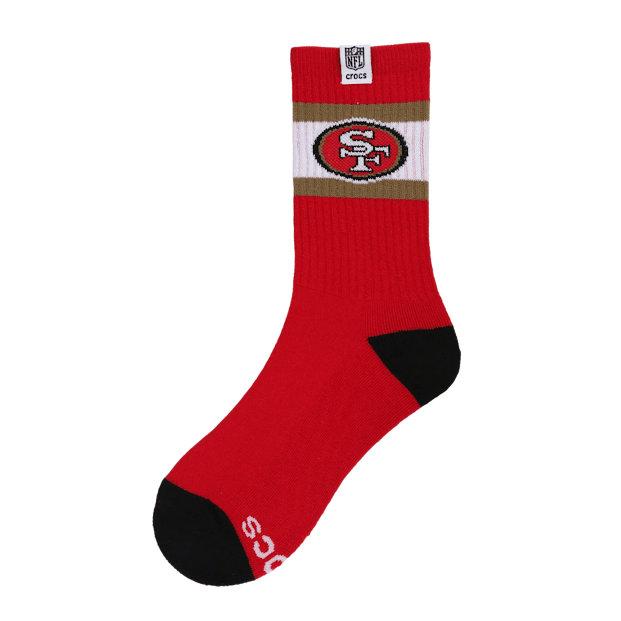 NFL San Francisco 49ers Crocs Socks - Crocs